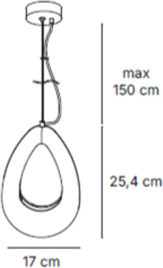 Inlight Ceiling Light White Ball with G9 Socket 25.4x25.4x17cm
