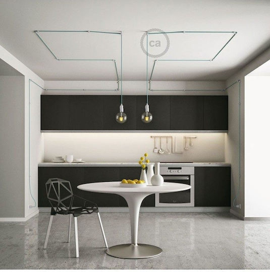 Creative Cables Στήριγμα Τοποθέτησης για Φωτιστικά Λευκό 150103