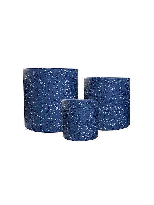 Supergreens Γλάστρα Πήλινη Μπλέ Terrazzo Supergreens Γλάστρα Πήλινη Μπλέ Terrazzo