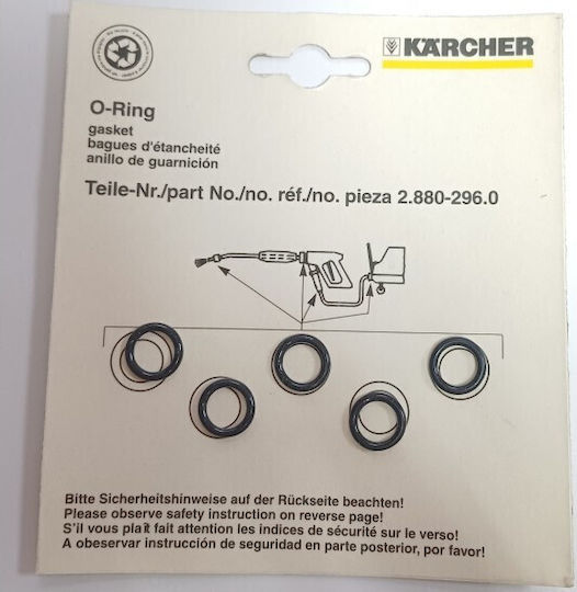 Karcher O ring O-Ring 2.880-990.0 5pcs