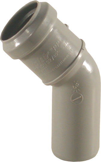 Valsir Γωνιακή σύνδεση σωλήνα PVC 110mm 504053