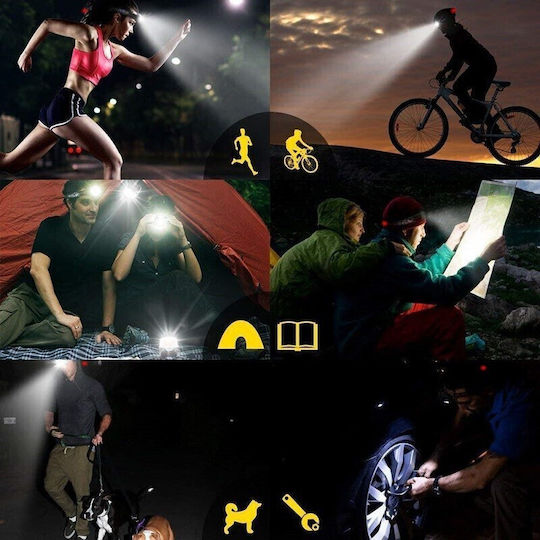 Rechargeable Headlamp LED with Maximum Brightness 5000lm