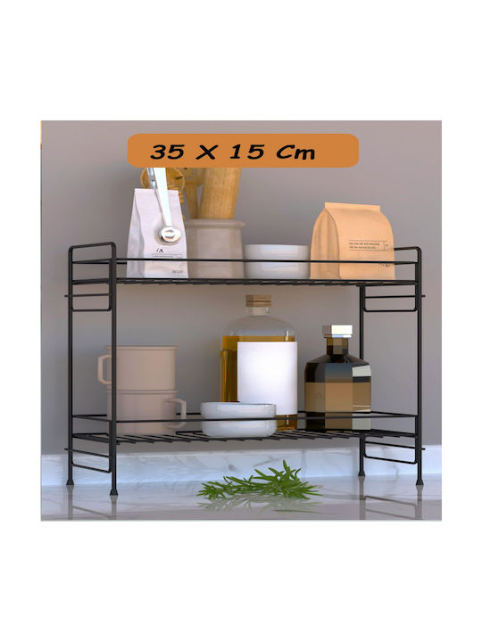 Femmit Tabletop Metal Base 35x15cm Black