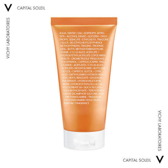 Vichy Ideal Soleil Fluid Matifiant Textură Uscată Cremă De Față Aproofă Pentru Plajă SPF30 50ml