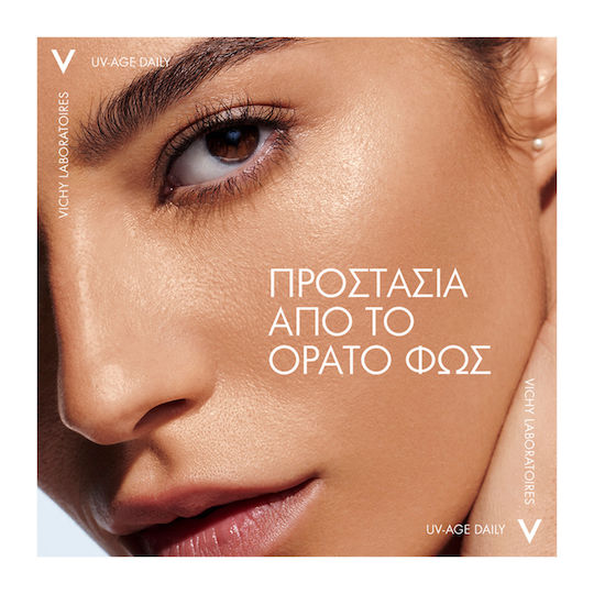 Vichy Capital Soleil UV-Age Daily Αντηλιακή Κρέμα Προσώπου SPF50 με Χρώμα Light 40ml