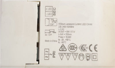 Viokef LED-Netzteil Magnetische Schiene IP20 Leistung 14W mit Ausgangsspannung 48V