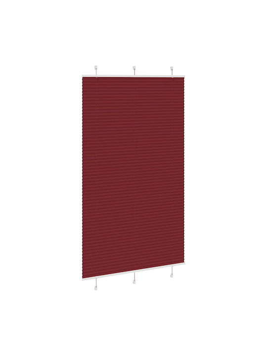 vidaXL Rollos Partieller Blackout Burgundisch P120xH200cm 4015266