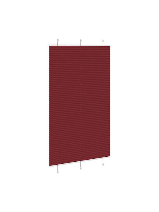 vidaXL Rollos Partieller Blackout Burgundisch P120xH200cm 4015266