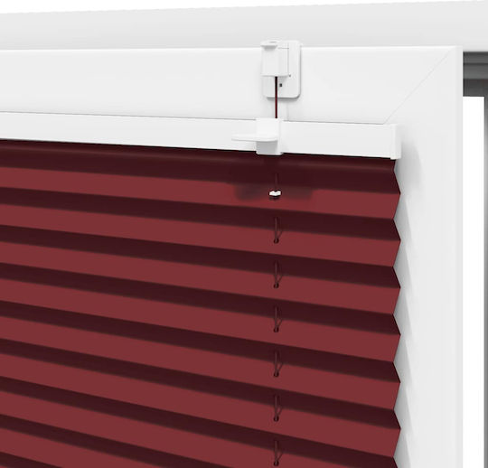 vidaXL Roller Blinds Partial Blackout Burgundy W120xH200cm 4015266