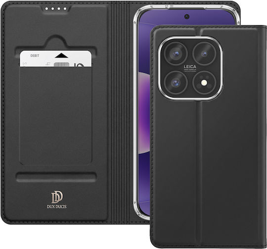 Dux Ducis Wallet Folio Case Xiaomi 17 Card Slot Video Kickstand Black