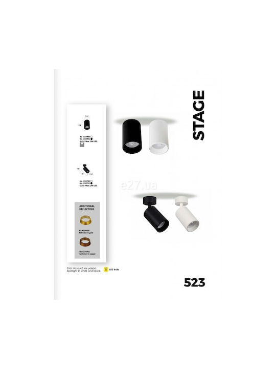 Viokef Stage Triple Spot with Socket GU10 in White Color