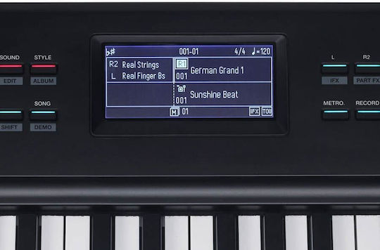 Medeli Electric Stage Piano SP A 500 with 88 Weighted Keys Built-in Speakers and Headphone Connection Black