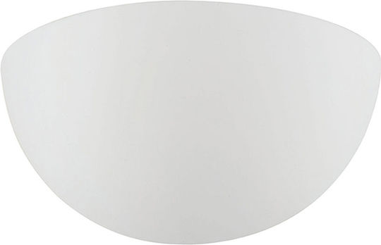 Viokef Ceramic Modern Lamp Wall with Socket E14 White 30x7.5cm