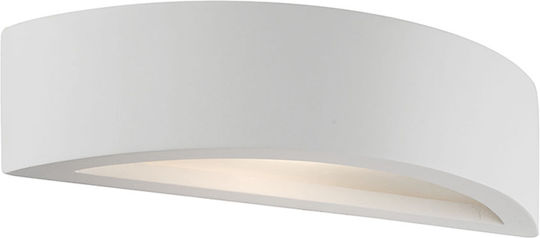 Viokef Ceramic Μοντέρνο Φωτιστικό Τοίχου με Ντουί E27 Λευκό 24.5x9x90εκ.