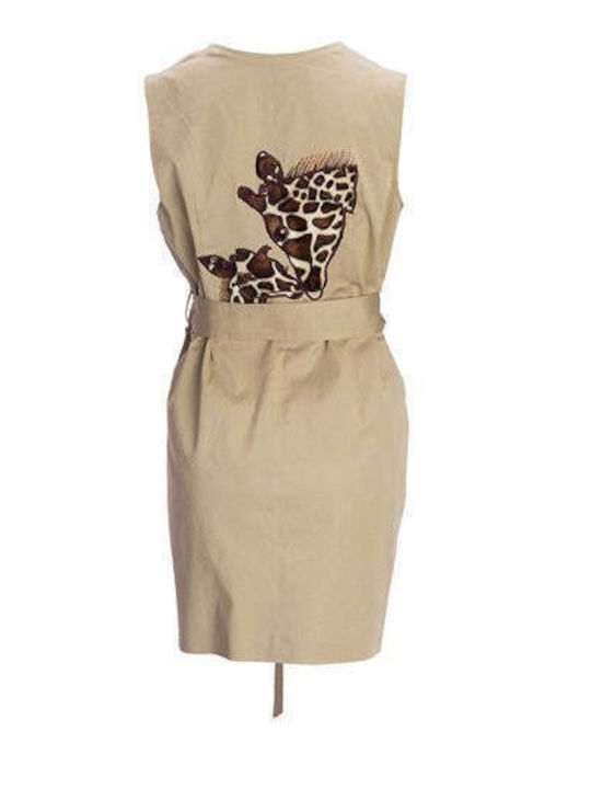 Beige Damen Weste