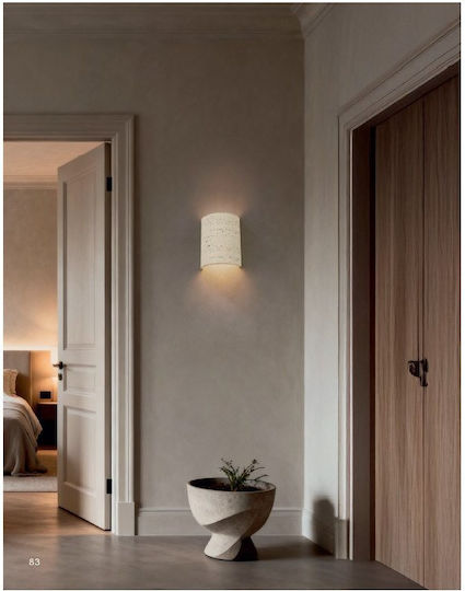 Sun Light Wall Lamp Beige 18.5x8x22cm Sun Light Wall Lamp Beige 18.5x8x22cm