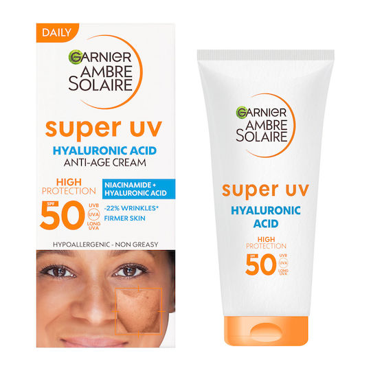 Garnier Ambre Solaire Anti Age Super UV Cremă de Față cu Protecție Solară SPF50 50ml