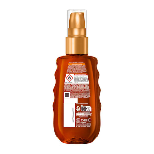 Garnier Ambre Solaire Ideal Bronze Body Sunscreen Oil SPF20 in Spray 150ml