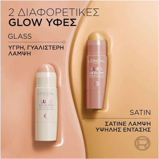 L'Oreal Paris Lumi Le Glass 620 Pink Ballet за Тялото 5гр 5мл