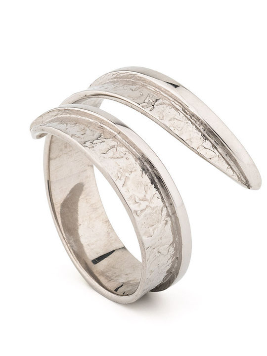 George Art Jewels Women's Silver Gold Plated Ring