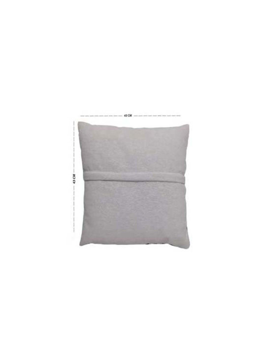 SteweHome Decorative Pillow Case Velvet Multicolour 43x43cm