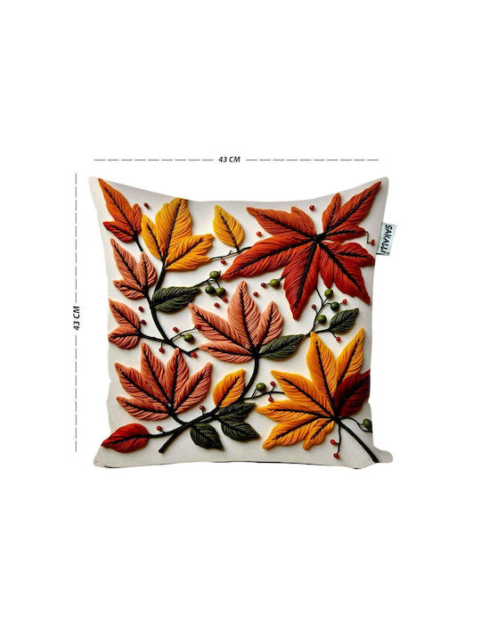 SteweHome Decorative Pillow Case Velvet Multicolour 43x43cm
