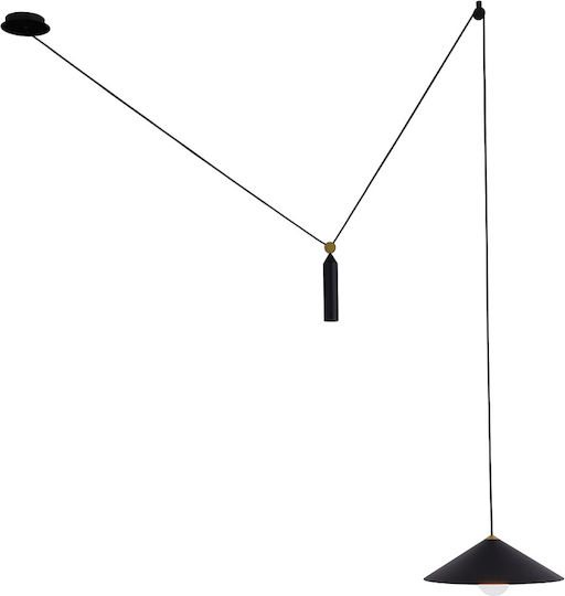 Viokef Dance Κρεμαστό Φωτιστικό Ροζ με Ντουί E27 47.5x47.5εκ.