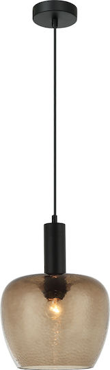 Viokef Κρεμαστό Φωτιστικό Διάφανο LED 25x250εκ.