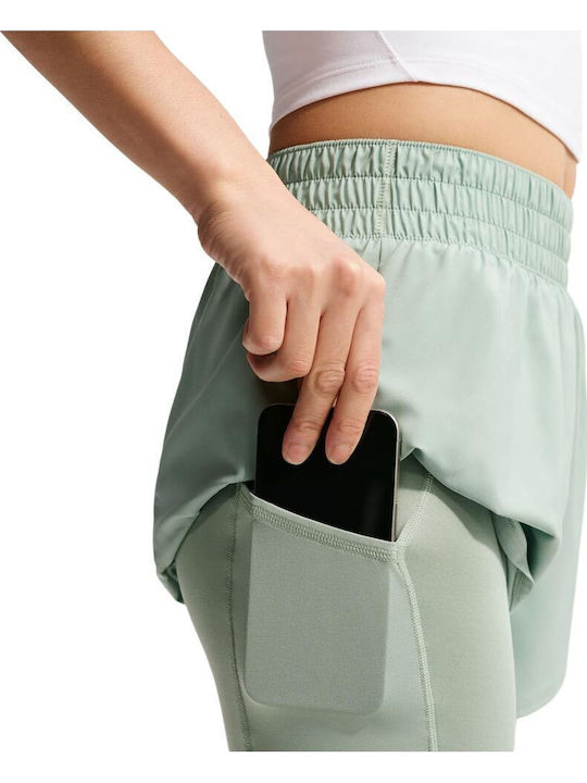 2-in-1 Women's High Waist Activewear Shorts Dri-Fit Steam
