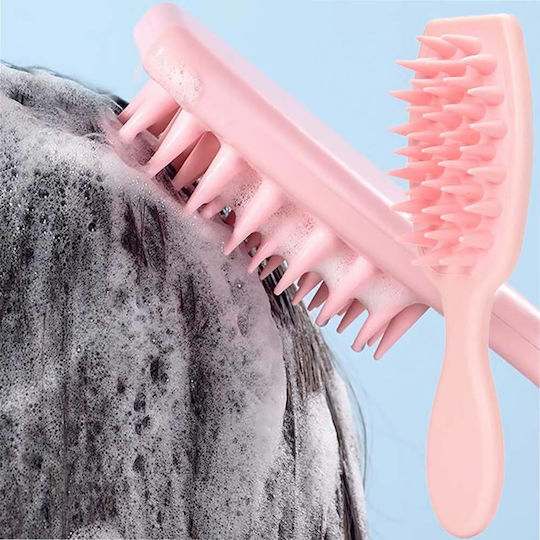 Brush Scalp Massager Ροζ
