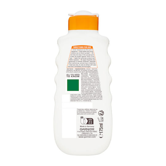 Garnier Hydra 24h Protect Waterproof Body Sunscreen SPF20 175ml