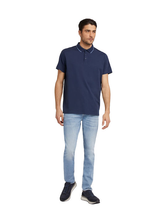Miami Men's Elastic Jeans Pants with Skinny Fit Light Blue