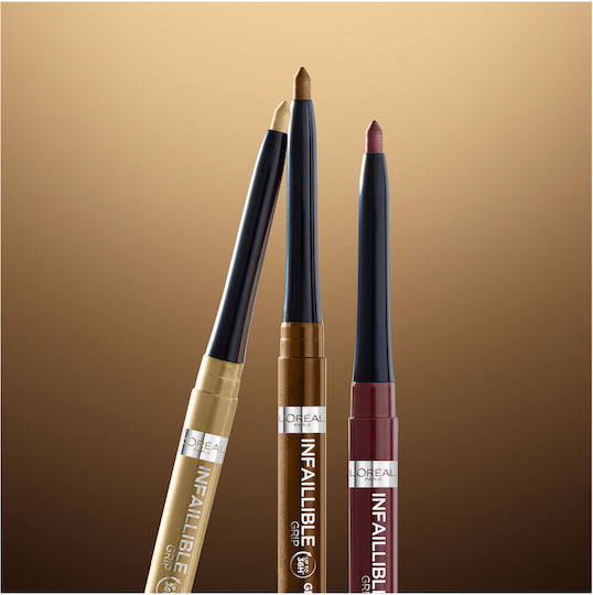 L'Oreal Paris Infaillible Grip Liner 36H Gel Soft Eye Pencil 12 Bronzed Espresso
