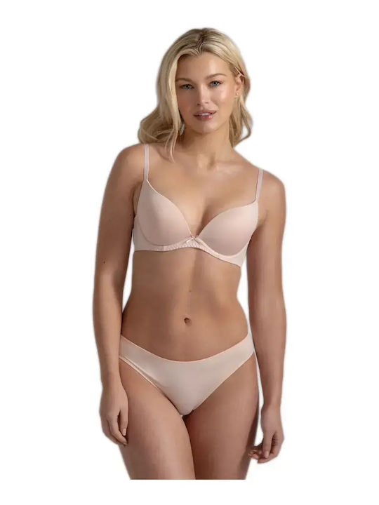 Sonia Lilac/Pink Bra for Plunge & Underwire
