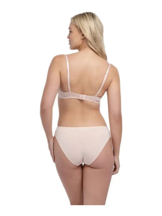 Sonia Lilac/Pink Bra for Plunge & Underwire