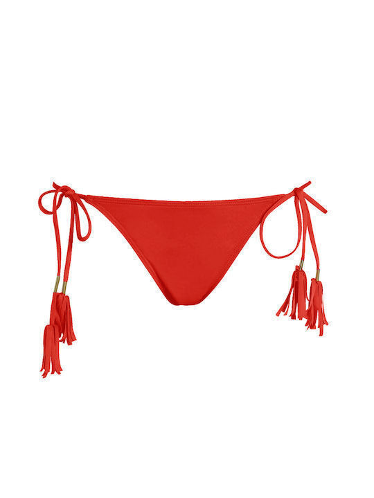 Bikinihosen Slip mit Schnürung Rote