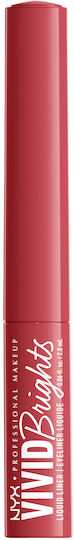 NYX Professional Makeup Vivid Brights Liquid Eye Liner 04 On Red 2ml