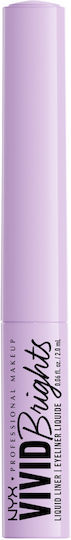NYX Professional Makeup Vivid Brights Liquid Eye Liner 07 Lilac Link 2ml
