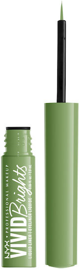 NYX Professional Makeup Vivid Brights Liquid Eye Liner 02 Chosted Green 2ml