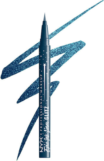 NYX Professional Makeup Epic Ink Waterproof & Long Stay Pen Eye Liner Denim Dazzle 1ml