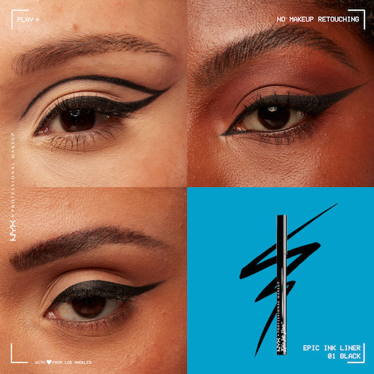 NYX Professional Makeup Epic Ink Liner Водоустойчив Химикал Очна Линия 1ml