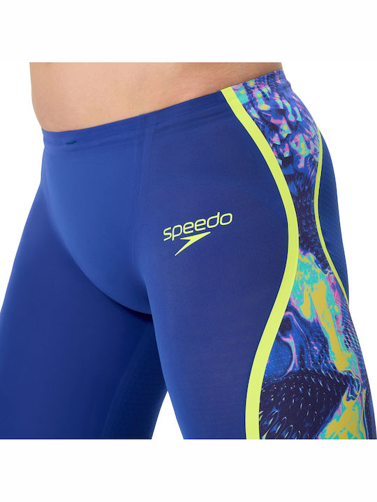 Speedo Fastskin Lzr Pure Intent 2.0 Men's Racing Jammer Swimsuit Blue