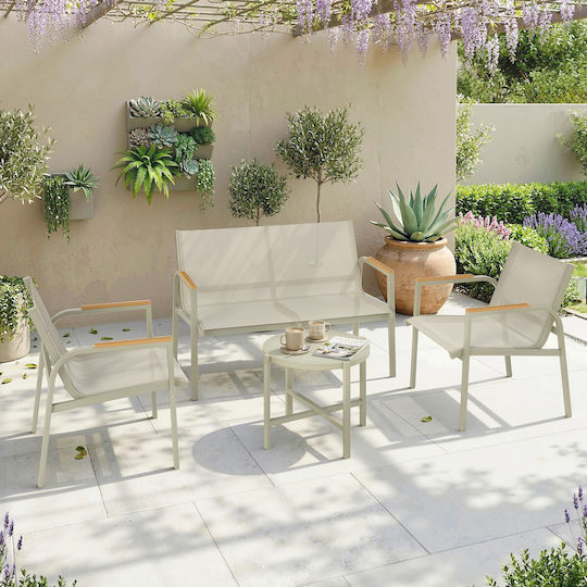 Garden & Outdoor Furniture Sets Living Room Set 4 Pieces Green