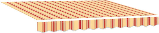 vidaXL Yellow Awning Frame