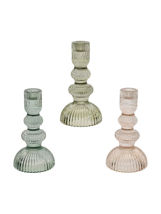 Beauty Home Suport Lumanari Din Sticlă 9.5x17.5cm Diverse Culori Beauty Home Suport Lumanari Din Sticlă 9.5x17.5cm Diverse Culori