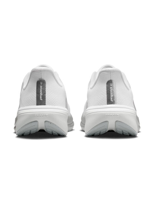 Pegasus 42 Women's Sport Shoes Running White Wolf Grey Cool Grey Metallic Silver
