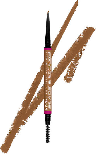 NYX Professional Makeup Blade & Shade Μολύβι για Φρύδια Bns01 Ash Blonde