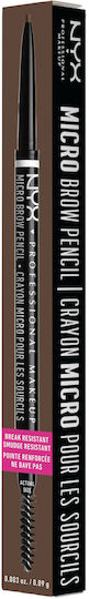 NYX Professional Makeup Micro Pencil for Eyebrows 08 Black
