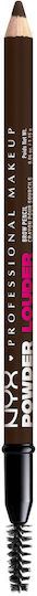 NYX Professional Makeup Louder Eyebrow Pencil 08 Deep Brown