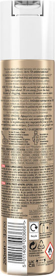 L'Oreal Paris Elnett Satin Liscissima Λακ για Ελαφρύ Κράτημα 200ml